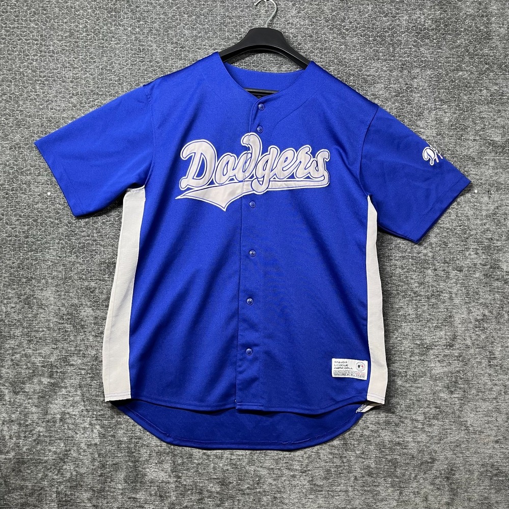Vintage Los Angeles Dodgers Dynasty MLB Jersey Men's Royal Blue Sports - XL